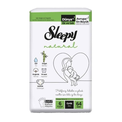 SLEEPY NATURAL 4LU JMB XL 64*2