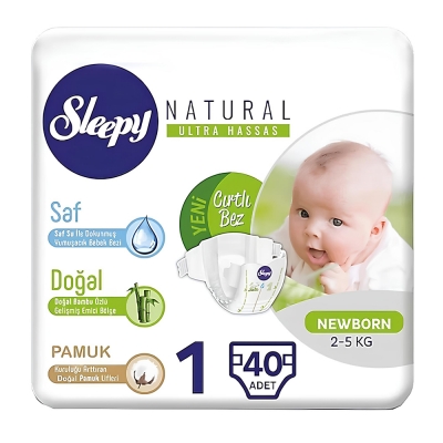 Sleepy Natural Ultra Hassas Bebek Bezi 1