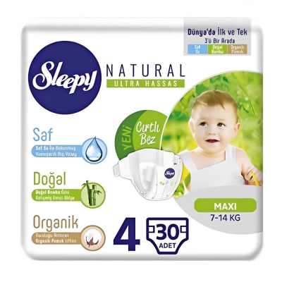 Sleepy Natural Ultra Hassas Bebek Bezi 4+