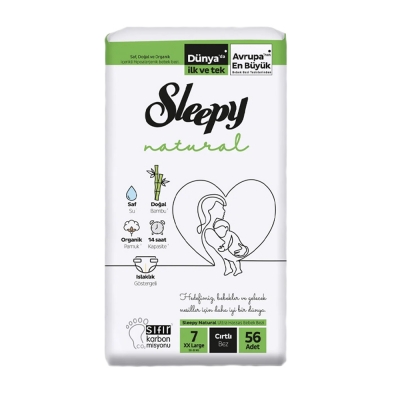 SLEEPY NATURAL 4LU JMB XXL 56*2